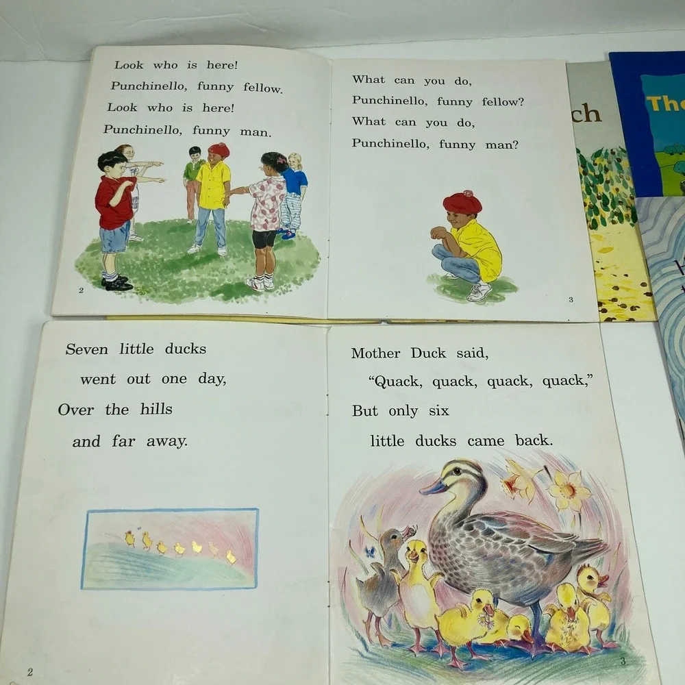 Lot Of 6 Early Reader Song Books Paperback Single Copies Homeschool‎ Tutoring